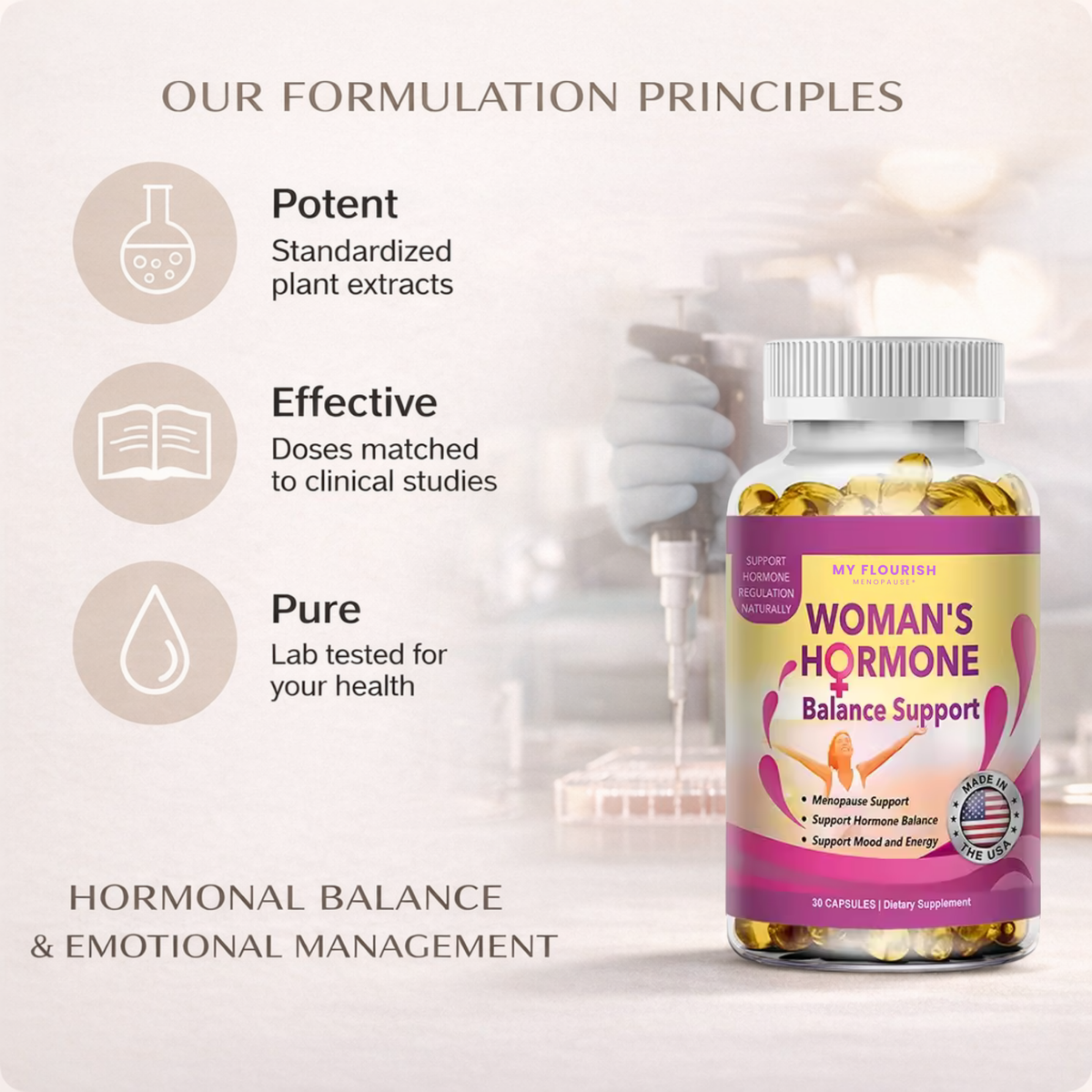 My Flourish Menopause Supplement